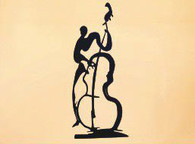 12 x 21 inch Black and powder coated and will not rust, great for indoor or outdoor decor.