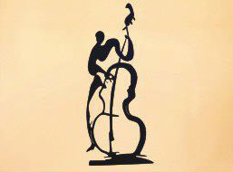 12 x 21 inch Black and powder coated and will not rust, great for indoor or outdoor decor.