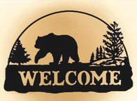 13 x 20 inch Black powder coated it will not rust, great for indoor or outdoor decor.