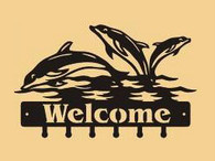 16 x 12  inch Black powder coated it will not rust, great for indoor or outdoor decor.