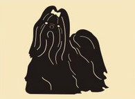 12 x 10  inch Black powder coated and will not rust great for indoor or outdoor decor.