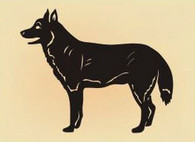 14 x 14 inch Black powder coated and will not rust, great for indoor or outdoor decor.