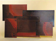 24 x 60 inch Black powder coated and will not rust, great for indoor or outdoor decor.
