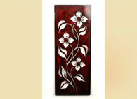 10 x 24 inch Black powder coated and will not rust, great for indoor or outdoor decor.