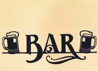 7 x 24 inch Black  16 gauge steel , powder coated and will not rust, great for indoor or outdoor decor.