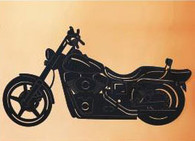 24 x 12 inch Black  16 gauge steel , powder coated and will not rust, great for indoor or outdoor decor.