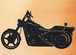 24 x 12 inch Black  16 gauge steel , powder coated and will not rust, great for indoor or outdoor decor.