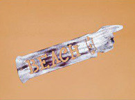 5 x 20 inch Black powder coated and 16 gauge steel  that will not rust,great for indoor or outdoor decor.