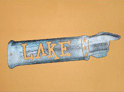 5 x 20 inch Black powder coated and 16 gauge steel  that will not rust,great for indoor or outdoor decor.