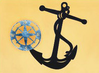 24 x 28 inch Black powder coated and 16 gauge steel  that will not rust,great for indoor or outdoor decor.