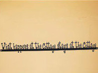 #CO 13 - 5 x 36 inch, 16 gauge steel, Black powder coated, will not rust, great for indoor or outdoor decor.