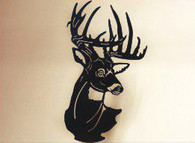#D1 - 22 x 13 inch, 16 gauge steel, black powder coated, will not rust, great for indoor or outdoor decor.