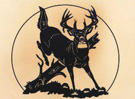 #D3 - 19 x 19 inch, 16 gauge steel, black powder coated, will not rust, great for indoor or outdoor decor.