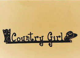 F1 - 5 x 23 inches, 16 gauge steel, black powder coated, will not rust, great for indoor or outdoor decor.