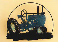 16 x 24 inch Black 16 gauge steel , powder coated and will not rust, great for indoor or outdoor decor.