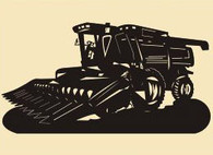 24 x 18 inch Black 16 gauge steel , powder coated and will not rust, great for indoor or outdoor decor.