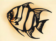 16 x 20 inch 16 gauge steel powder coated and will not rust, great for indoor and outdoor decor.