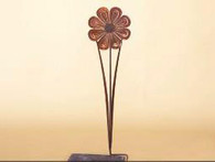 8 x 60 inch 16 gauge steel powder coated and will not rust, great for indoor and outdoor decor.