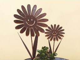 10 x 36 inch 16 gauge steel powder coated and will not rust, great for indoor and outdoor decor.