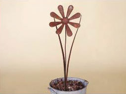 8 x 36 inch 16 gauge steel powder coated and will not rust, great for indoor and outdoor decor.