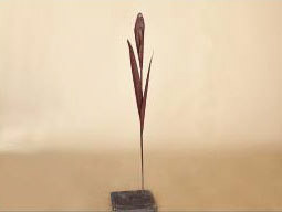 3 x 48 inch 16 gauge steel powder coated and will not rust, great for indoor and outdoor decor.