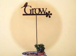 9 x 18 inch 16 gauge steel great for outdoor decor.