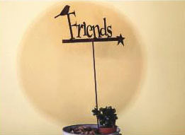 9 x 18 inch 16 gauge steel great for outdoor decor.