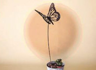 12 x 12 inch 16 gauge steel great for outdoor decor.