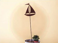 12 x 12 inch 16 gauge steel great for outdoor decor.