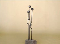 #GA 40 - 36 x 6 inches, 16 gauge steel, unique outdoor decor.