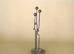 #GA 40 - 36 x 6 inches, 16 gauge steel, unique outdoor decor.