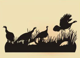 # B25 - 40 x 21 inch, Black Powder Coated, will not rust, great for indoor or outdoor decor.