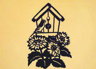 # B8 - 15 x 22 inch, Black Powder Coated, will not rust, great for indoor or outdoor decor.