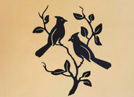# B4 - 16 x 20 inch, Black Powder Coated, will not rust, great for indoor or outdoor decor.