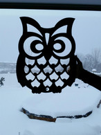 8 x 10 inch Black 16 gauge steel , powder coated that will not rust, great for indoor or outdoor decor.