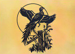 # B9 - 18 x 21 inch, Black Powder Coated, will not rust, great for indoor or outdoor decor.