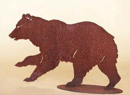 GA51- 17 x 30 inches, 16 Gauge Steel, Unique Outdoor Decor.