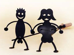 MC8 - 8 x 24 inches, 16 Gauge Steel, Black Powder Coated, Will Not Rust, Unique and Usable Novelty Item.