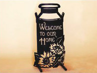 MC 6 - 26 x 16 inches, 16 Gauge Steel, Black Powder Coated, Will Not Rust, Unique Indoor or Outdoor Decor.