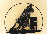 17 x 21 inch Black powder coated 16 gauge steel and will not rust, great for indoor and outdoor decor.