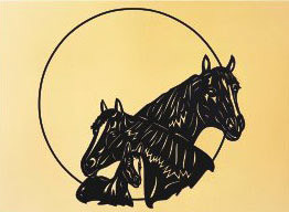 # H8  17 x 21 inch, 16 gauge steel, black powder coated and will not rust, great for indoor or outdoor decor.