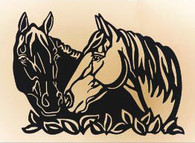 # H11  22 x 29 inch, 16 gauge steel, black powder coated and will not rust, great for indoor or outdoor decor.