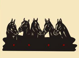 10 x 22  Inch Black 16 gauge steel powder coated and will not rust, great for indoor or outdoor decor.