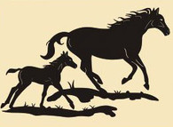 18 x 28 inch Black 16 gauge steel powder coated, that will not rust, great for indoor or outdoor decor.