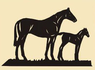 12 x 19 inch Black  16 gauge steel and powder coated so it  will not rust, great for indoor or outdoor decor. 