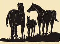 21 x 14 inch Black  16 gauge steel and powder coated so it  will not rust, great for indoor or outdoor decor. 