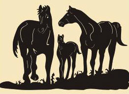 21 x 14 inch Black  16 gauge steel and powder coated so it  will not rust, great for indoor or outdoor decor. 