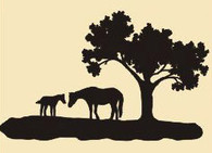 17 x 27 inch Black  16 gauge steel and powder coated so it  will not rust, great for indoor or outdoor decor. 