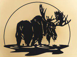 24 x 30 inch Black powder coated 16 gauge steel and will not rust, great for indoor and outdoor decor.