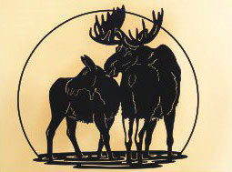 26 x 28 inch Black powder coated 16 gauge steel and will not rust, great for indoor and outdoor decor.